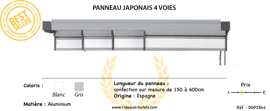 Panneau japonais 4 voies