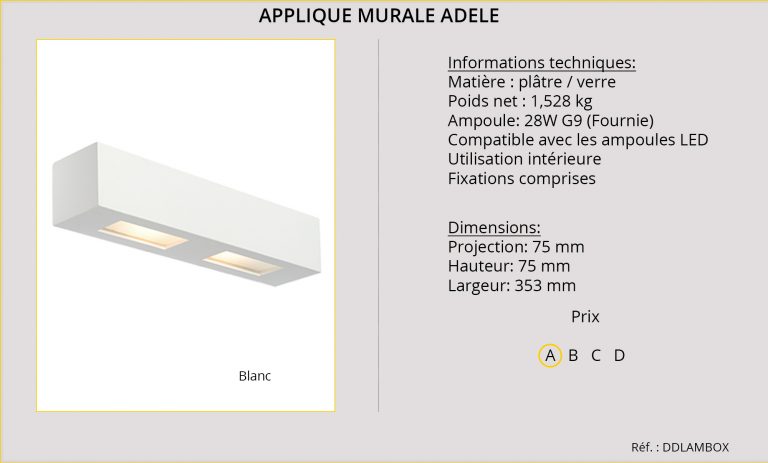 Applique Murale Adele