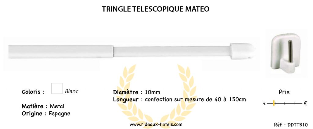 Tringle télescopique Mateo