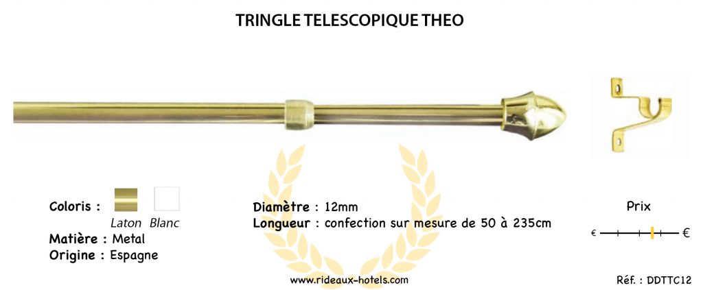 Tringle télescopique Theo