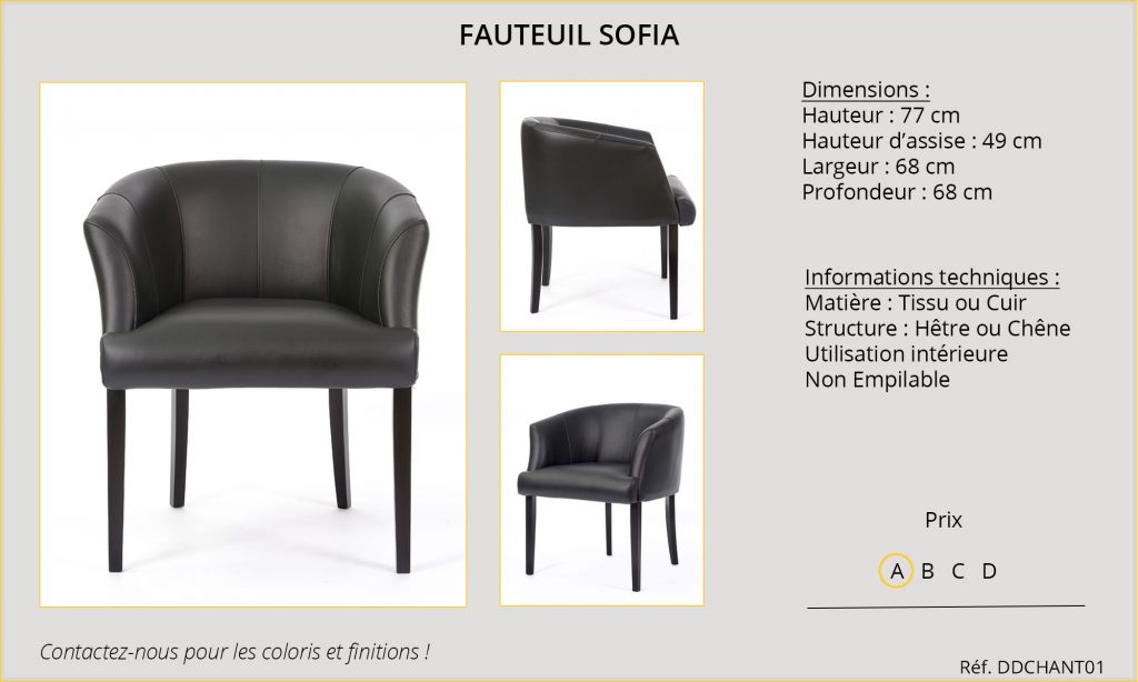 Fauteuil Sofia