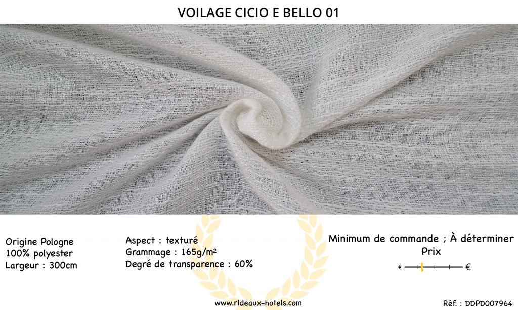 Fiche Produit Voilage Cicio E Bello 01