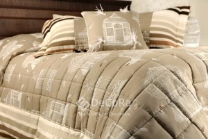 LTV002- Rideaux Hotels Professionnels linge d'hôtel lit draps non feu M1 