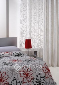 voilage et rideau anti-feu ignifugé classiques   