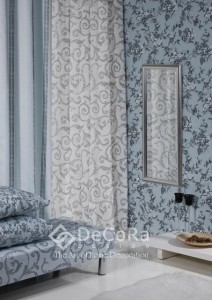 Voilage assorti et moderne anti-feu ignifugé    