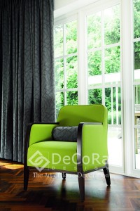 Rideau sobre et classqiue anti-feu ignifugé    