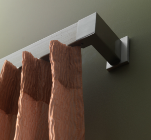 TRH013- Rideaux Hotels Professionnels rails tringles rideaux courbée overlap  