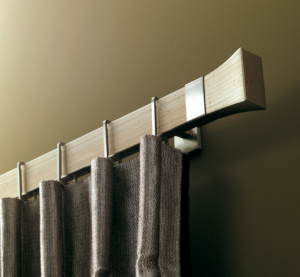 TRH016- Rideaux Hotels Professionnels rails tringles rideaux courbée overlap  