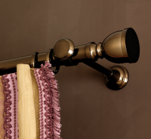 TRH018- Rideaux Hotels Professionnels rails tringles rideaux courbée overlap  