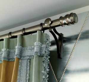 TRH019- Rideaux Hotels Professionnels rails tringles rideaux courbée overlap  